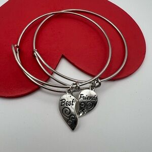 Best Friends Silver Bracelet Set